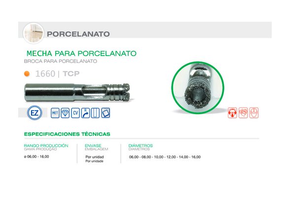 Imagen de MECHA COPA P/PORCELANATO USO AMOLADORA DIAM 32.00 MM