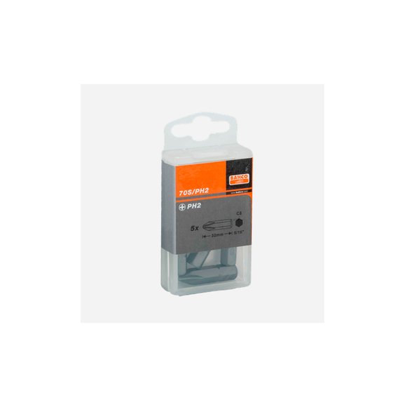 Imagen de 5 PUNTAS BIT BAHCO PARA TORNILLO PHILIPS PH2