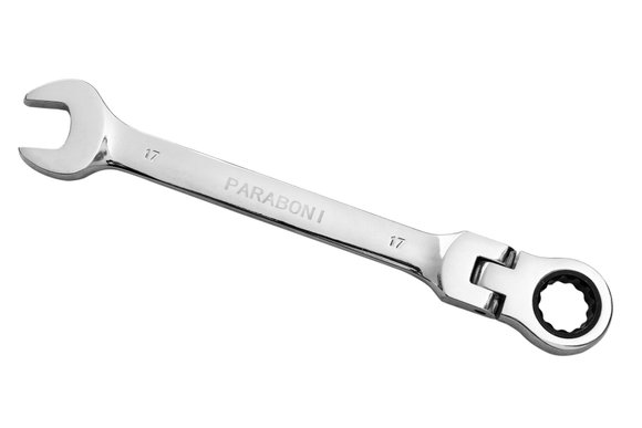 Imagen de LLAVE COMBINADA ARTICULADA CON CRIQUE/CATRACA 17MM