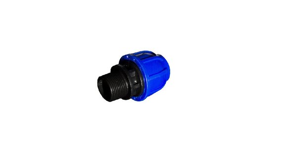 Imagen de 6 ADAPTADORES RECTOS ENCASTRE RAPIDO MACHO 20MM X 3/4"
