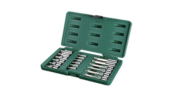 Imagen de JUEGO 18 DADOS  C/PUNTAS 1/4" Y 1/2"