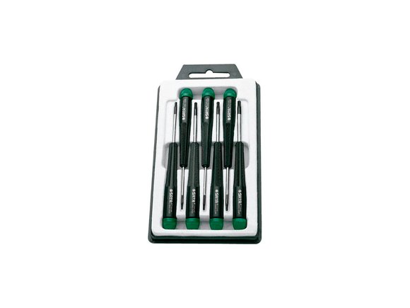 Imagen de JUEGO DE 7 DESTORNILLADORES  TORX DE PRECISION