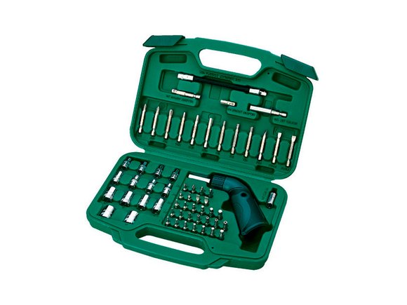 Imagen de JUEGO DADOS Y PUNTAS  DE 1/4" 60 PIEZAS