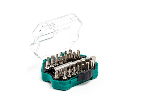 Imagen de JUEGO DE PUNTAS 1/4" ELECTRICO  31 PZ