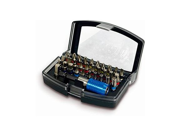 Imagen de SET DE 30 PUNTAS DE ATORNILLADOR+2 ADAPTADORES  25MM