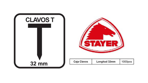 Imagen de CAJA DE 1000 CLAVOS  DE 32MM PARA SY-NSL2012