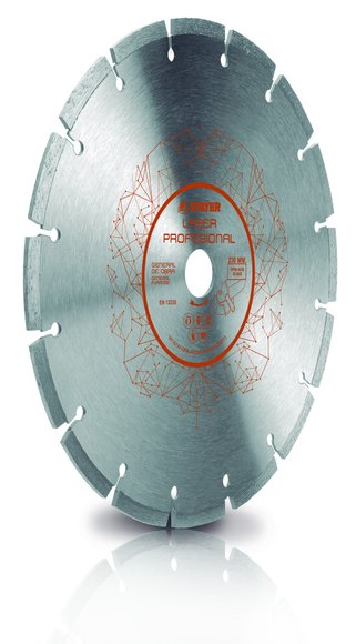 Imagen de DISCO  DIAMANTADO SEGMENTADO PROFESIONAL 300X25,4