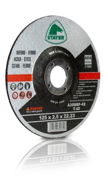 Imagen de DISCO  CORTE METAL STANDARD 125X2,5X22,2 T42