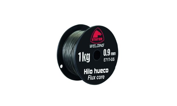 Imagen de BOBINA HILO HUECO  1 KG 0.9 MM E71T-GS
