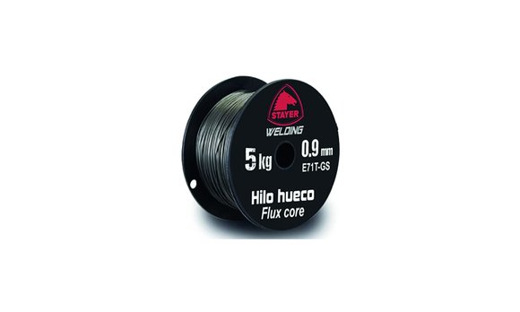 Imagen de BOBINA HILO HUECO  5 KG 0.9 MM E71T-GS