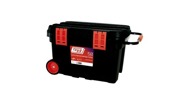 Imagen de CAJA HERRAMIENTAS PLASTICA C/ RUEDAS