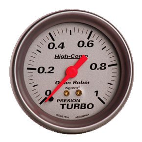 Imagen de MANOMETRO PRESION DE TURBO ESCALA:  0-1 KG/CM2 FONDO GRIS
