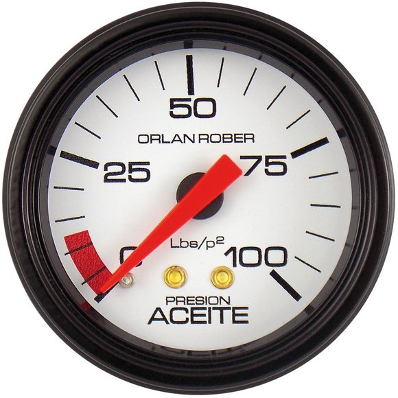 Imagen de MANOMETRO PRESION DE ACEITE ESCALA: 0-100 LBS/PUL