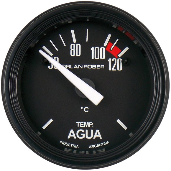 Imagen de TERMOMETRO ELECTRICO DE AGUA 24V ESCALA: 50-120°C DIAM: 52MM
