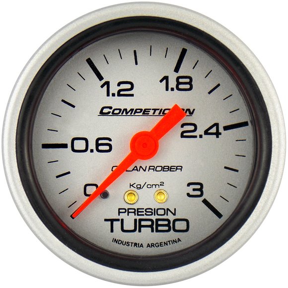 Imagen de MANOMETRO PRESION DE TURBO ESCALA: 0-3 KG/CM2 FONDO GRIS