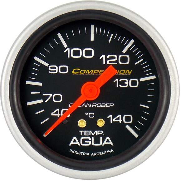 Imagen de TERMOMETRO DE AGUA ESCALA: 40/140°C CAPILAR: 2MT FONDO NEGRO