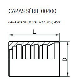 Imagen de CAMISA R12 4 Y 6 MALLAS 3/4" 12 L51 D37 NO PELA CAÑO