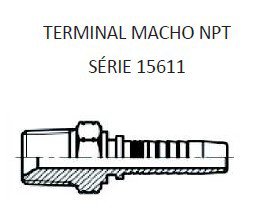 Imagen de MACHO RECTO 3/4" NPT X 14F 08 MANG. 1/2" CONICO