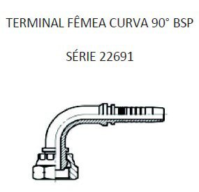 Imagen de HEMBRA CODO 90° 3/4" BSP X 14F 16 MANG.1" CONICO