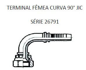 Imagen de HEMBRA CODO 90° JIC 7/16" UNF X 20F	04 MANG.1/4"