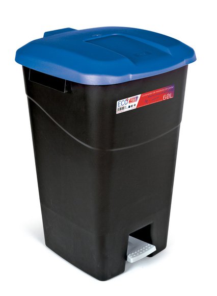 Imagen de CONTENEDOR RESIDUOS NEGRO 60 LTS