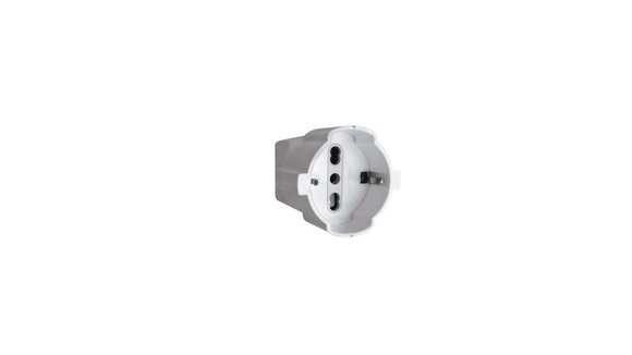 Imagen de FICHA HEMBRA BLANCA SCHUKO 16AMP 2 POLOS+TIERRA