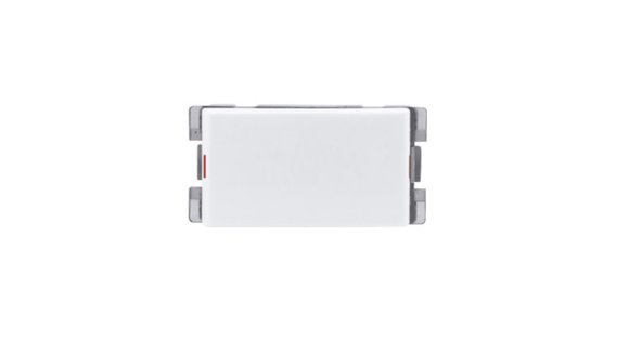 Imagen de MODULO INTERRUPTOR BLANCO UNIPOLAR COMBINADO ATENEA 10AMP