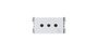 Imagen de MODULO TOMA BLANCO 3 EN LINEA ATENEA C/SEG 10AMP 250V
