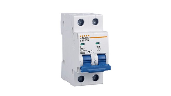 Imagen de LLAVE BIPOLAR TERMOMAGNETICA 2 POLOS 50AMP TIPO C