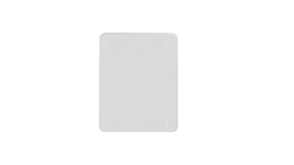 Imagen de TAPA CIEGA RECTANG. BLANCA P/CAJA DE REGISTRO 195X154X70MM