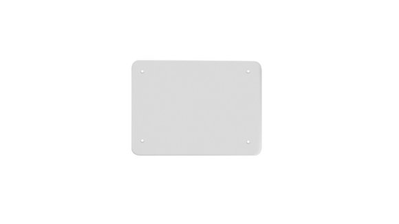 Imagen de TAPA CIEGA RECTANG. BLANCA P/CAJA DE REGISTRO 113X96X70MM