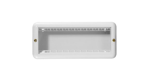 Imagen de CAJA EXTERIOR BLANCA 6 MODULOS REGGIO