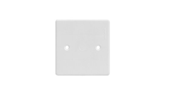 Imagen de TAPA CIEGA BLANCA DE CAJA BRAZO MIGNON