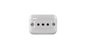 Imagen de TOMA EXTERIOR BLANCA 3 EN LINEA 10AMP C/SEGURO