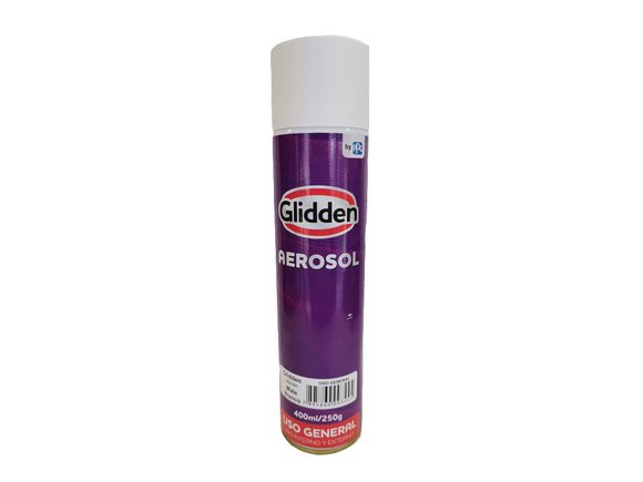 Imagen de PINTURA GLIDDEN SPRAY USO GENERAL MATE BLANCO 400ML