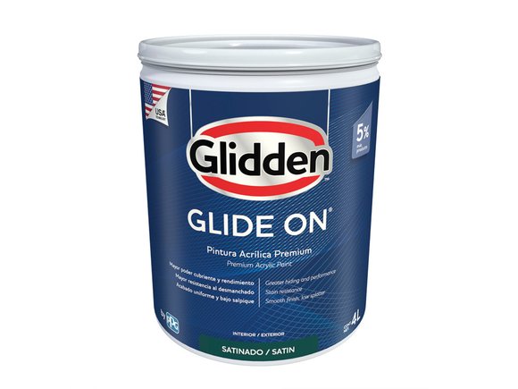 Imagen de BASE 4L GLIDDEN LATEX GLIDE-ON SATIN ACCENT