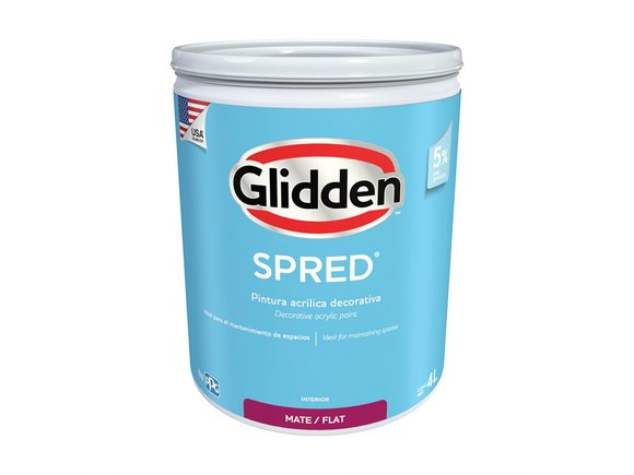 Imagen de BASE 4L GLIDDEN LATEX SPRED ACRILICA BLANCO