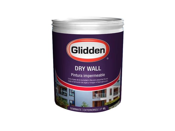 Imagen de BASE 4L GLIDDEN IMPERMEABILIZANTE DRY WALL PASTEL