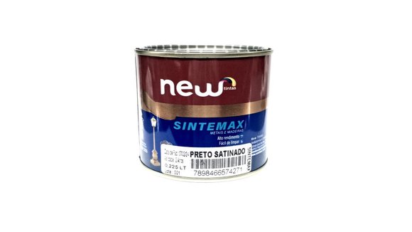 Imagen de SINTEMAX ESMALTE PREMIUM 0,225 LTS NEGRO SATINADO