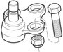 Imagen de ROTULA INFERIOR IZQUIERDA VW GOLF 4/BORA/BEETLE/AUDI A3