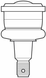 Imagen de ROTULA INFERIOR CHEVROLET D40 81/95 - SILVERADO 97/03