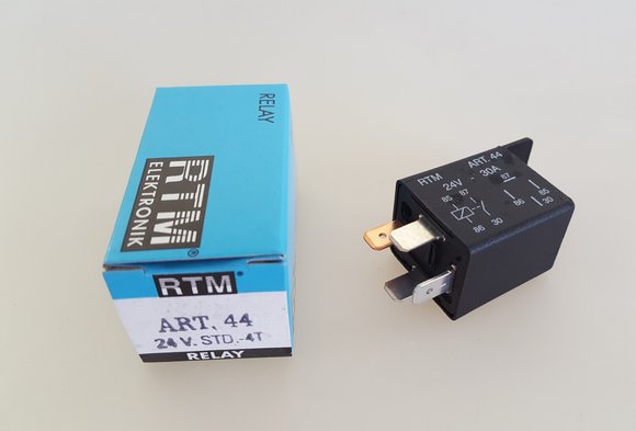 Imagen de MINIRELAY/RELE UNIVERSAL 24V 4 TERMINALES CON SOPORTE