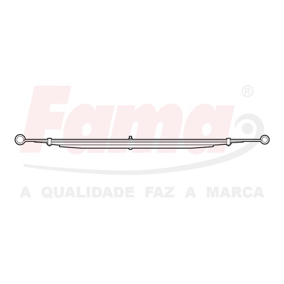 Imagen de ELASTICO TRASERO FORD RANGER 2008 EN ADELANTE