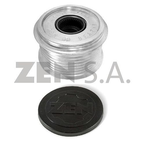Imagen de POLEA DE ALTERNADOR 8PK CON EMBRAGUE JOHN DEERE 5620/6110