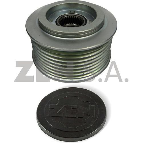 Imagen de POLEA DE ALTERNADOR 8PK CON EMBRAGUE MERCEDES BENZ ACCELO