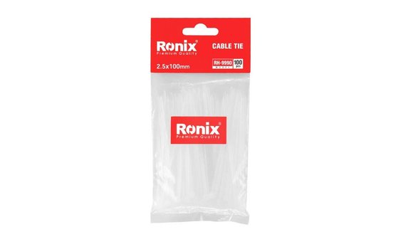 Imagen de 100 ABRAZADERAS PLASTICAS  2,5X100MM BLANCA