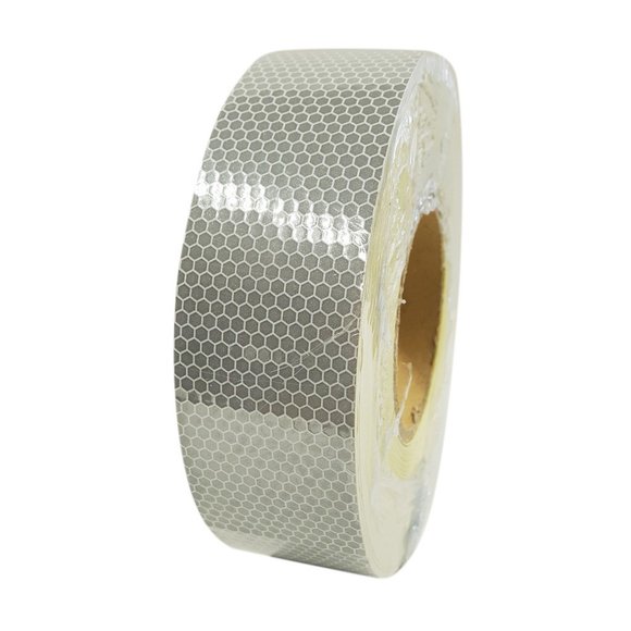 Imagen de ROLLO BANDA REFLECTIVA ADHESIVA COLOR BLANCO