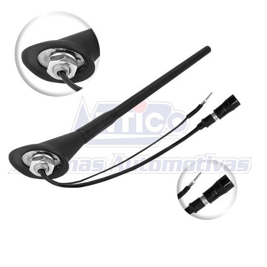 Imagen de ANTENA DE TECHO PARA AUTO VW GOL G5/G6/FOX 2008 60 GRADOS
