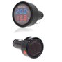 Imagen de CARGADOR USB VOLTIMETRO/TERMOMETRO PARA ENCENDEDOR AUTO
