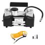 Imagen de COMPRESOR INFLADOR DE AIRE 12V 150PSI DOBLE PISTON C/RELOJ